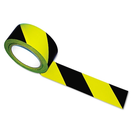 Tatco Hazard Marking AisleTape, 2Wx108 ft. Roll 14711